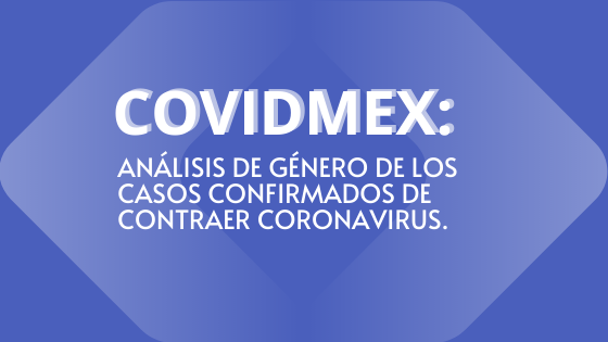 COVIDMEX: ANÁLISIS DE GÉNERO DE LOS CASOS CONFIRMADOS DE CONTRAER CORONAVIRUS